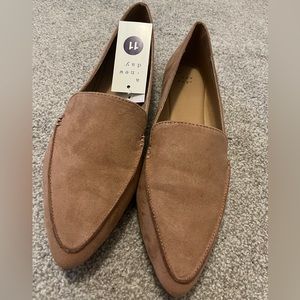 NWT a new day Women's Micah Blush Faux Leather Pointy Toe Loafers size 11